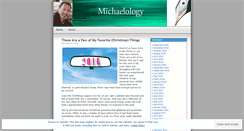 Desktop Screenshot of michaelology.wordpress.com