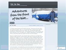 Tablet Screenshot of fisheatnap.wordpress.com