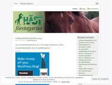 Tablet Screenshot of hastforetagarna.wordpress.com