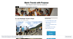 Desktop Screenshot of marintravelswithpurpose.wordpress.com