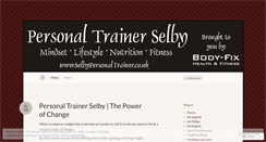 Desktop Screenshot of personaltrainerselby.wordpress.com