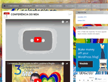 Tablet Screenshot of conferenciaibg.wordpress.com