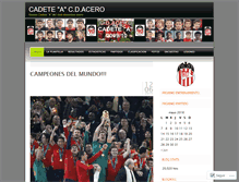 Tablet Screenshot of cdacerocadetea.wordpress.com