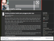 Tablet Screenshot of noviadi.wordpress.com