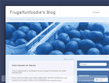 Tablet Screenshot of frugalfunfoodie.wordpress.com