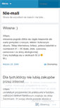 Mobile Screenshot of niemali.wordpress.com