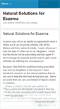 Mobile Screenshot of eczemanaturalsolutions.wordpress.com