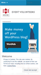 Mobile Screenshot of houseeventvolunteers.wordpress.com