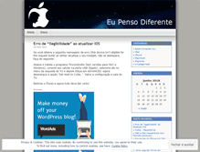 Tablet Screenshot of eupensodiferente.wordpress.com