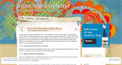 Desktop Screenshot of inpursuitofeuphoria.wordpress.com