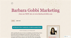 Desktop Screenshot of barbaragobbi.wordpress.com