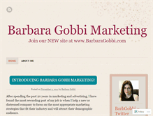 Tablet Screenshot of barbaragobbi.wordpress.com