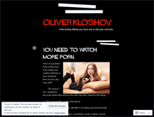 Tablet Screenshot of oliverkloshov.wordpress.com