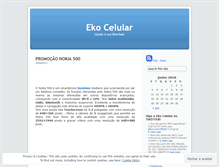 Tablet Screenshot of ekocelular.wordpress.com