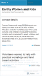 Mobile Screenshot of earthywomenandkids.wordpress.com