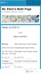 Mobile Screenshot of elbinmath.wordpress.com