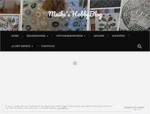 Tablet Screenshot of maikesprikbord.wordpress.com