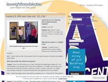 Tablet Screenshot of laweightlossdakotas.wordpress.com