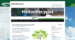 Desktop Screenshot of haltonrecycles.wordpress.com