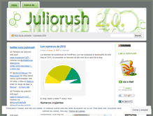 Tablet Screenshot of juliorush.wordpress.com