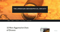 Desktop Screenshot of amergeog.wordpress.com