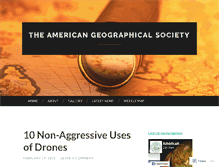 Tablet Screenshot of amergeog.wordpress.com