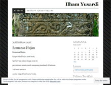 Tablet Screenshot of ilhamyusardi.wordpress.com