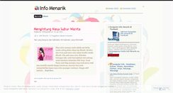 Desktop Screenshot of infomenarik.wordpress.com