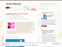 Tablet Screenshot of infomenarik.wordpress.com