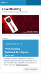 Mobile Screenshot of loverbooking.wordpress.com
