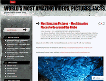 Tablet Screenshot of amazingvideospicturesfacts.wordpress.com