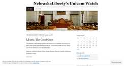 Desktop Screenshot of nebraskaliberty1.wordpress.com