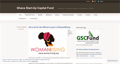 Desktop Screenshot of gscfund.wordpress.com