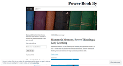 Desktop Screenshot of powerbookby.wordpress.com