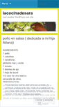 Mobile Screenshot of lacocinadesara.wordpress.com