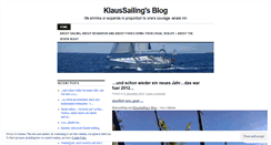 Desktop Screenshot of klaussailing.wordpress.com