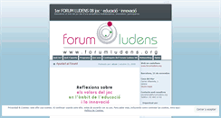 Desktop Screenshot of forumludens.wordpress.com