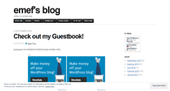Desktop Screenshot of emefpram.wordpress.com
