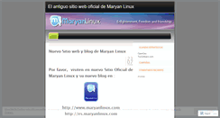 Desktop Screenshot of maryanlinuxes.wordpress.com