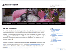 Tablet Screenshot of djurtranarskolan.wordpress.com