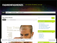 Tablet Screenshot of fashionfashionzs.wordpress.com