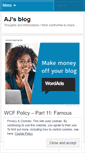 Mobile Screenshot of ajdotnet.wordpress.com