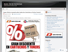 Tablet Screenshot of datatechnoticias.wordpress.com