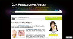 Desktop Screenshot of caramenyembuhkanambeien18.wordpress.com