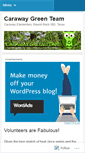 Mobile Screenshot of carawaygreenteam.wordpress.com