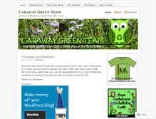 Tablet Screenshot of carawaygreenteam.wordpress.com