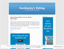 Tablet Screenshot of koolshanky.wordpress.com