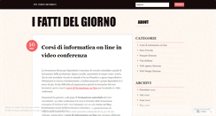 Desktop Screenshot of ifattidelgiorno.wordpress.com