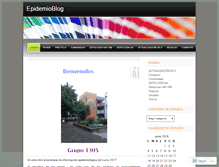 Tablet Screenshot of epidem130509.wordpress.com