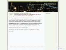 Tablet Screenshot of freeservicesnyc.wordpress.com